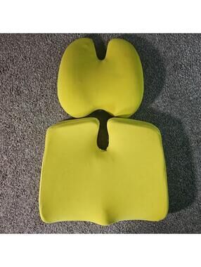 Cushion Lab Ergonomic Posture Cushions Yellow Stained